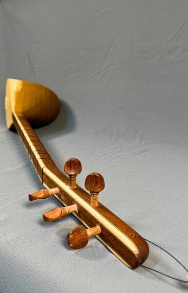 Uzun Sap Oyma Dut Damla Dede Kopuz Bağlama | Telli Çalgı Yapım