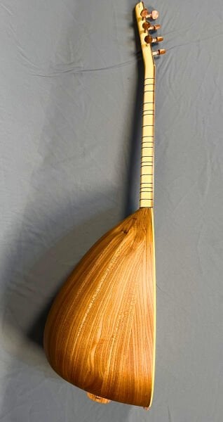 Telli Çalgı Yapım Kısa Sap Karaağaç Profesyonel Bağlama