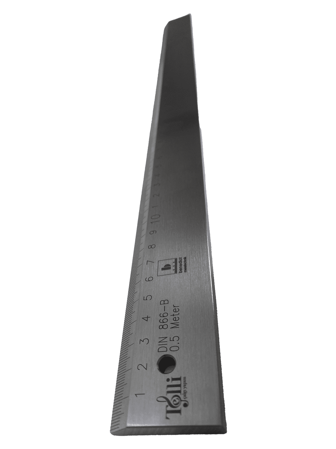 Telli Çalgı Yapım Dereceli Cetvel 100 cm – Çelik Mastar