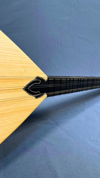 Telli Çalgı Yapım Uzun Sap Yaprak Dut 38 Tekne Profesyonel Bağlama