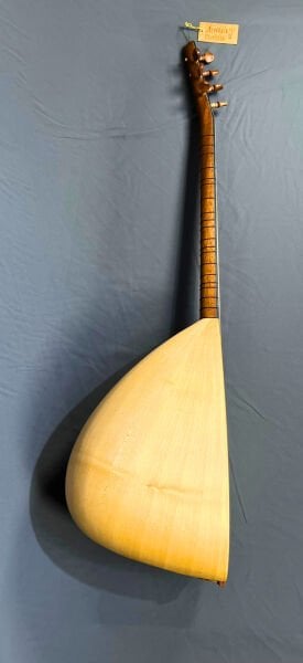 Telli Çalgı Yapım Si Kesik Yaprak Kelebek 41 Tekne Profesyonel Bağlama