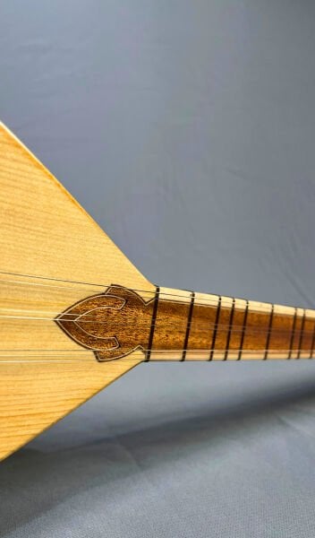 Telli Çalgı Yapım Kısa Sap Yaprak Padouk Parlak Cilalı 45 Tekne Profesyonel Bağlama