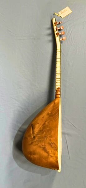 Kısa Sap 38 Tekne Oyma Dut Profesyonel Bağlama | Telli Çalgı Yapım