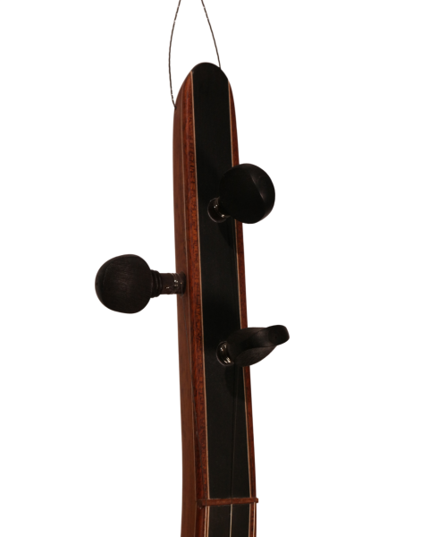 Telli Çalgı Yapım Uzun Sap Oyma Dut Çiçek Motifli 28 Tekne Profesyonel Cura Bağlama