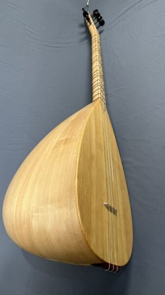 Kısa Sap Yaprak Kelebek 40,5 Tekne Profesyonel Bağlama | Telli Çalgı Yapım
