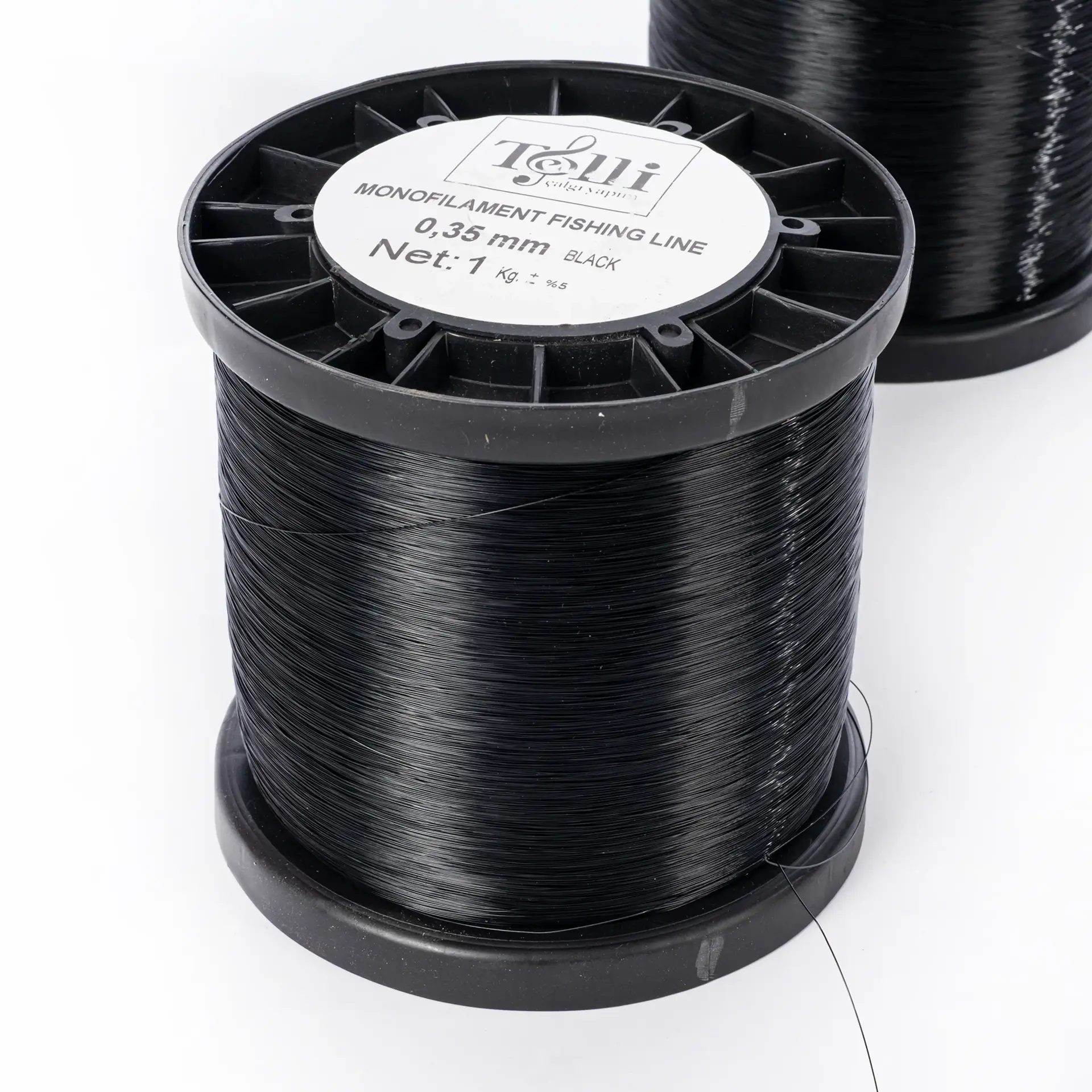 0,35 mm schwarze Angelschnur für den Bau von Saiteninstrumenten, 1 kg