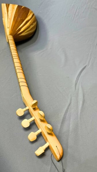 Uzun Sap Sade Model 40 Tekne Yaprak Dut Bağlama | Telli Çalgı Yapım