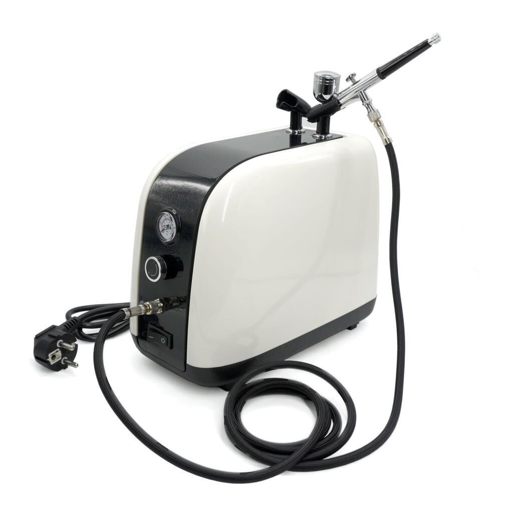 rox 0067 airbrush kompresör mini boya tabancası seti