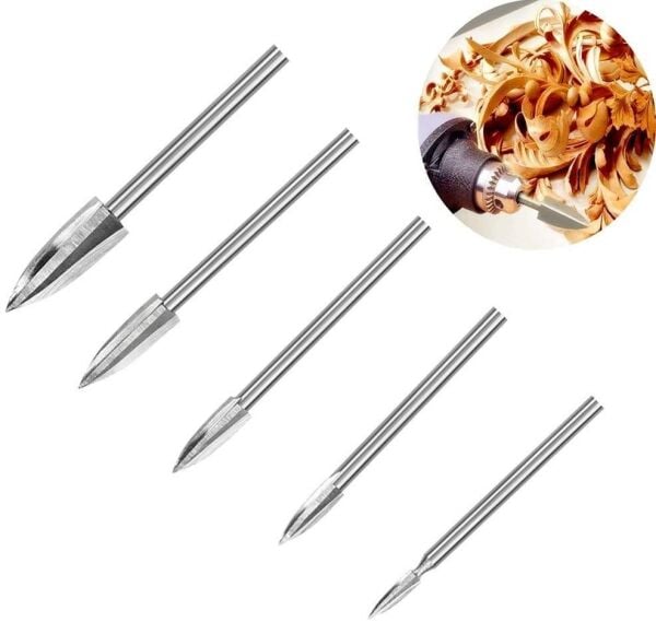 Rox Wood 0064 Gravür Ahşap Oyma Seti Dremel Uyumlu 5 Parça