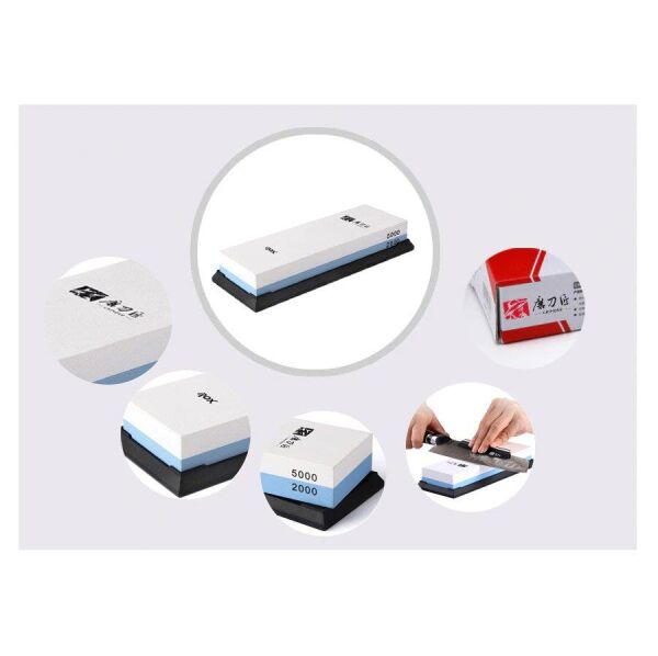 rox 6520 taidea çift taraflı bileme taşı 2000/5000 kum