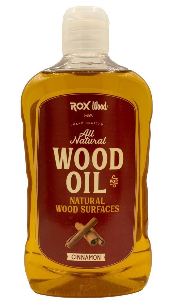 Rox Wood tarçınlı doğal ahşap yağı 500 ml