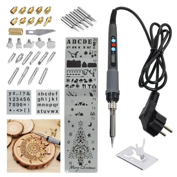 Rox wood pro ahşap yakma 60 watt - 46 parça
