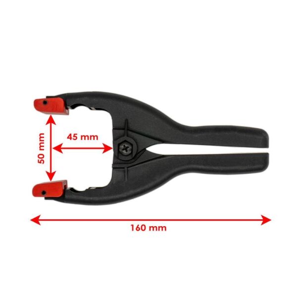 Rox yaylı mandal tip kıskaç işkence 50 mm