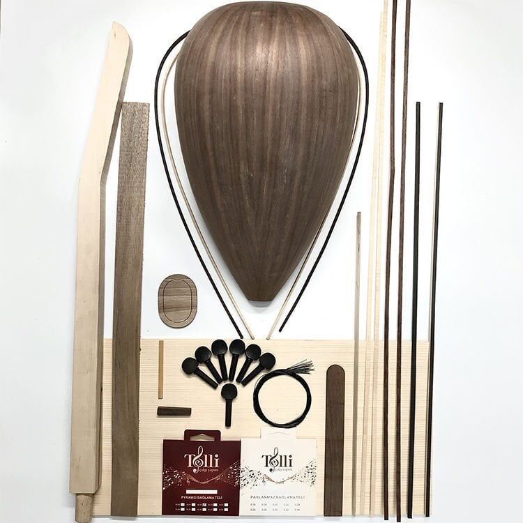 Yaratıcı enstrüman sanatı demonte set