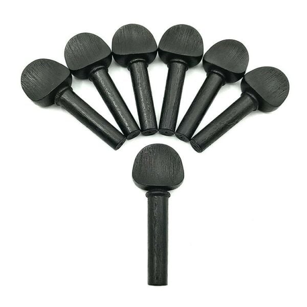 Black Painted Cranberry Baglama Peg Set