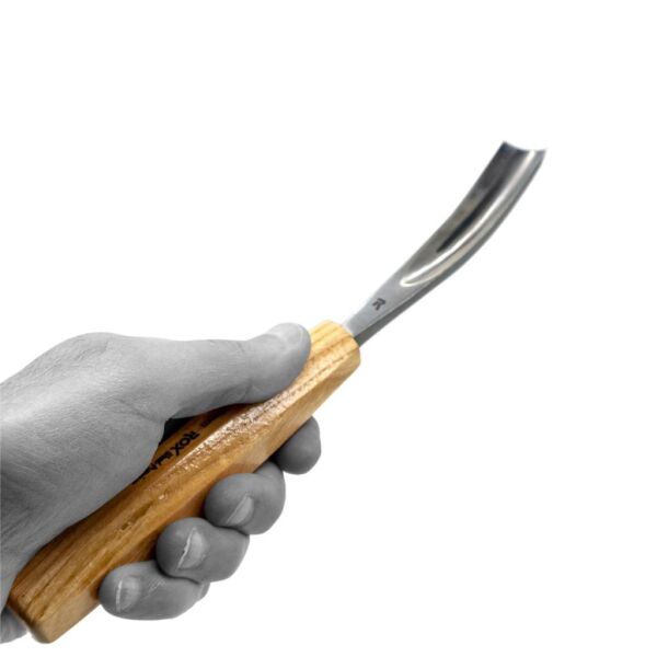 Rox Wood 0135 Premium Bükülmüş Derin Oluklu Iskarpela 20 mm – Profesyonel Oyma