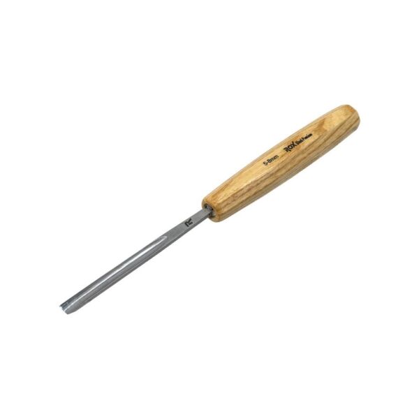 Rox Wood 0137 Premium Oluklu Iskarpela 8 mm – Profesyonel Ahşap Oyma