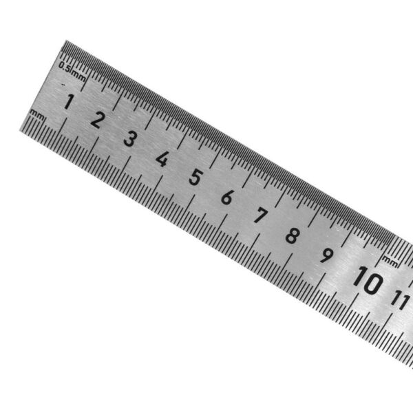 Rox 0201 Çift Taraflı Çelik Cetvel 1000 mm – Hassas Ölçüm Aracı