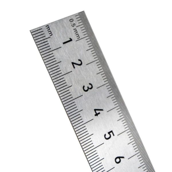 Rox 0201 Çift Taraflı Çelik Cetvel 1000 mm – Hassas Ölçüm Aracı