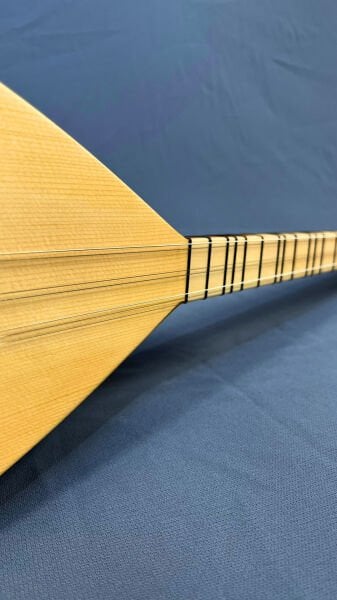 Telli Çalgı Yapım Kısa Sap Oyma Dut Profesyonel Cura Bağlama
