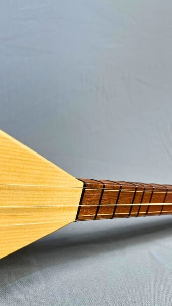 Telli Çalgı Yapım Uzun Sap Maun Yaprak Kopuz Profesyonel Bağlama