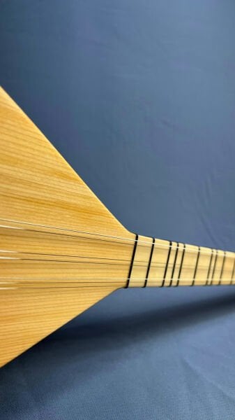 Telli Çalgı Yapım Kısa Sap Oyma Dut Profesyonel Bağlama