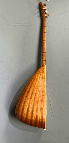 Si Kesik Yaprak Maun Kopuz Profesyonel Bağlama 42 cm | Professional Short Neck Maun Kopuz Baglama 42 cm | Professionelle Kurzschaft Maun Kopuz Baglama