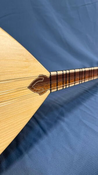 Telli Çalgı Yapım Kısa Sap Oyma Dut Profesyonel Bağlama