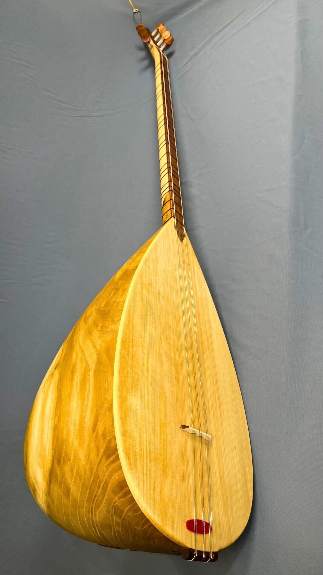 Uzun Sap Oyma Dut Divan Profesyonel Bağlama 46,5 cm | Long Neck Hand-Carved Mulberry Divan Baglama 46.5 cm | Langhals Handgeschnitzte Maulbeer Divan