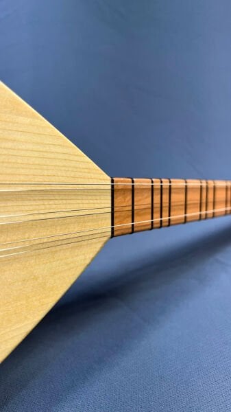 Telli Çalgı Yapım Kısa Sap Yaprak Dut Profesyonel Bağlama