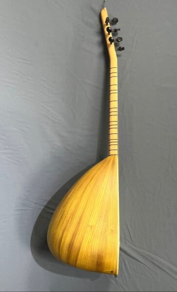 Kısa Sap Yaprak Dut Bağlama 40,5 cm | Short Neck Mulberry Wood Baglama 40.5 cm | Kurz Hals Maulbeerholz Baglama 40,5 cm