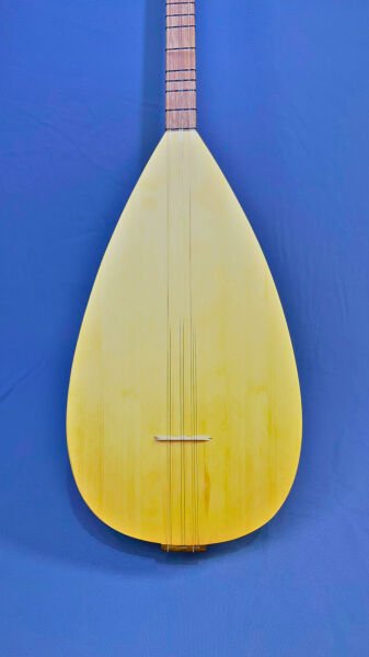 Kısa Sap Sade 42 Tekne Yaprak Ceviz Bağlama | Telli Çalgı Yapım