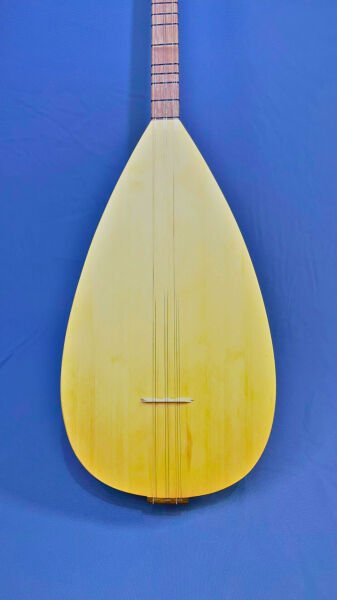 Kısa Sap Yaprak Ceviz Bağlama 42 cm | Short Neck Walnut Wood Baglama 42 cm | Kurz Hals Walnuss Baglama 42 cm