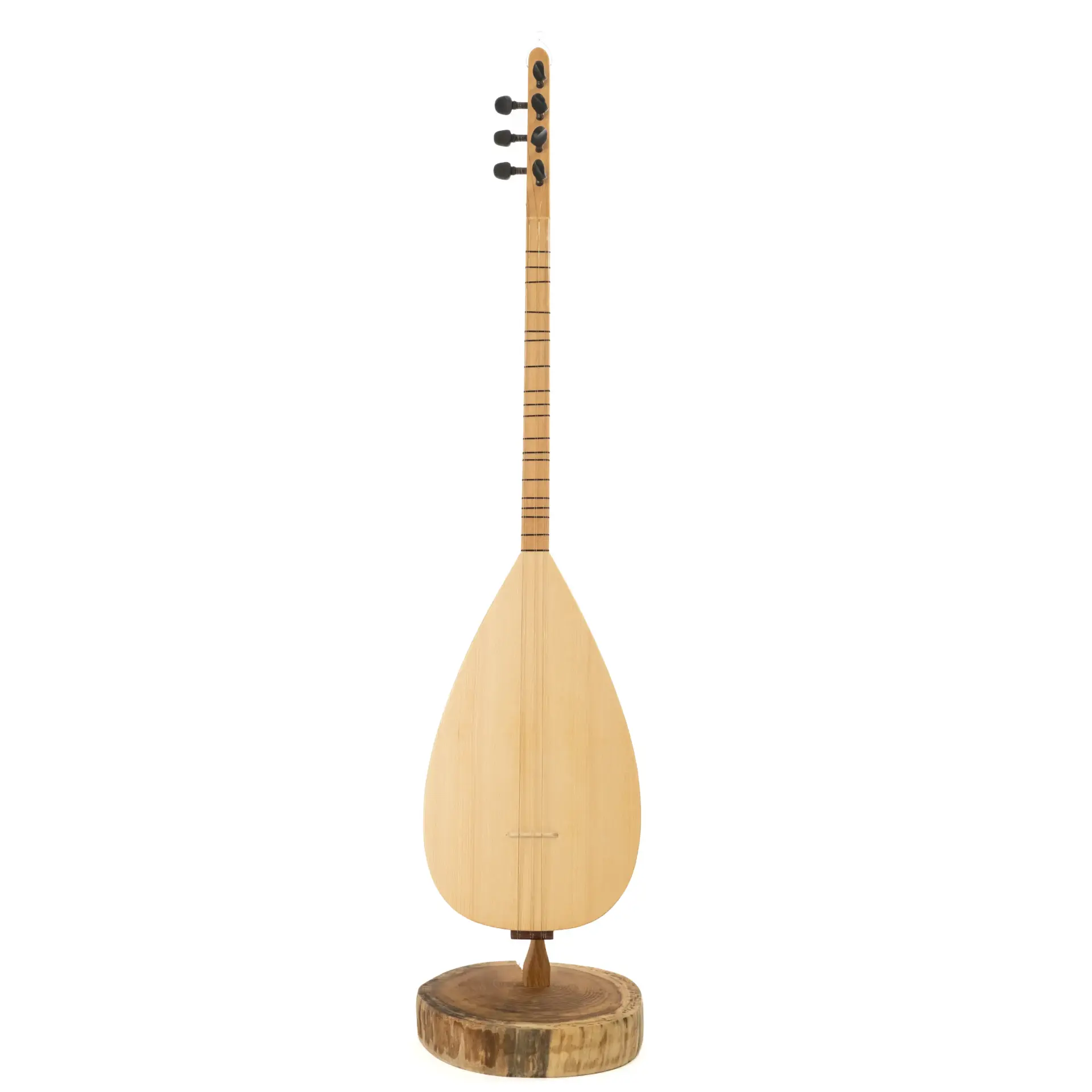 Kısa Sap Sade Model Yaprak Dut Bağlama | Kurzer Stiel, schlichtes Modell, Blatt-Feigenknoten | Short Stem Plain Model Leaf Fig Baglama |