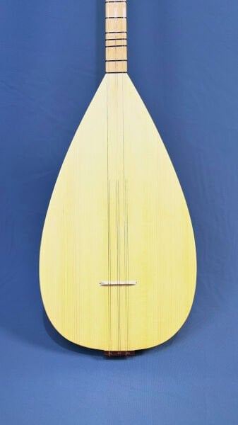 Kısa Sap Sade Model 40 Tekne Yaprak Dut Bağlama | Telli Çalgı Yapım