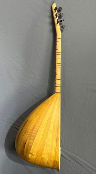 Kısa Sap Sade Model 40 Tekne Yaprak Dut Bağlama | Telli Çalgı Yapım