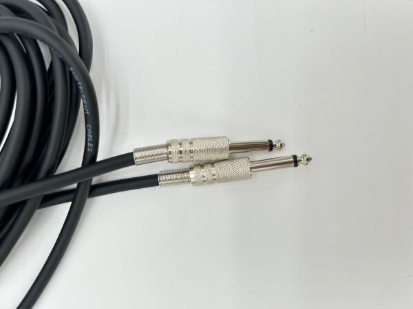 Enstrüman Jack Kablosu 6.35 mm Jak Kablo 5 Metre – Profesyonel Ses Kablosu