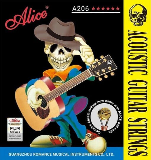 Alice Akustik Gitar Telleri – Dengeli Ton ve Dayanıklı Tel Seti