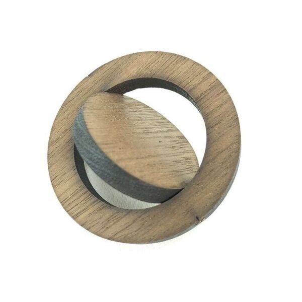 Yuvarlak Ses Kafesi 5 cm Maun