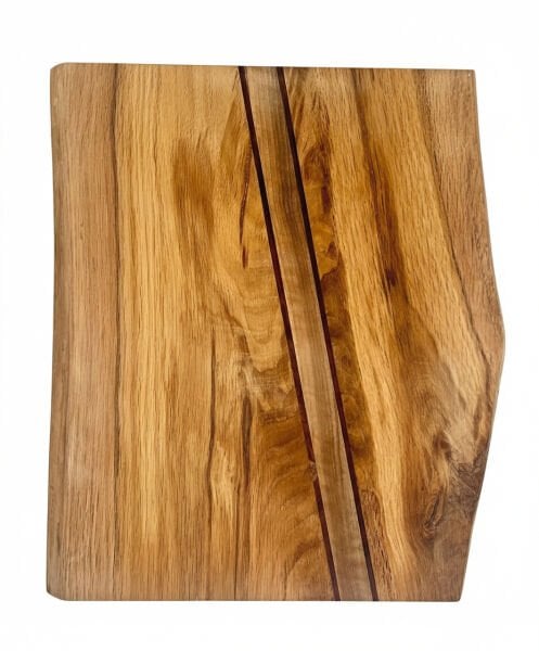 Doğal Meşe Kesme Tahtası – El Yapımı, Şık ve Dayanıklı Tasarım - Natural Oak Cutting Board – Handcrafted, Stylish and Durable Design