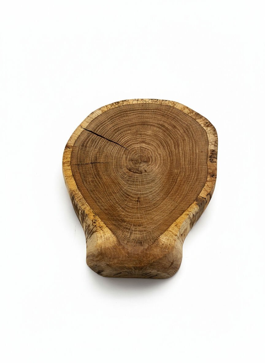 Doğal Meşe Ağacı Dilimi – Hobi ve Dekorasyon İçin Özel Kesim - Natural Oak Wood Slice – Specially Cut for Hobbies and Decoration