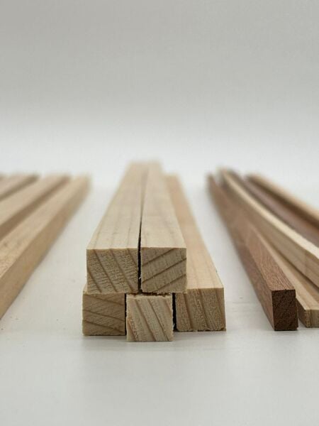 Masif Doğal Ahşap Çita Seti – Paduk, Köknar ve Maun