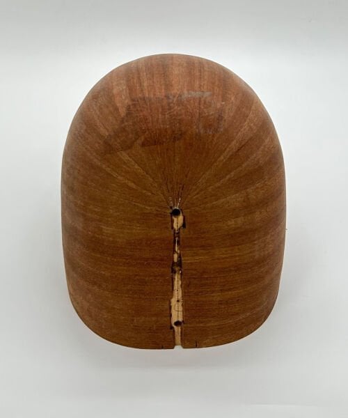 Yaprak Maun Bağlama Teknesi - Bağlama Yapım Parçası | Mahogany Wood Baglama Bowl for Instrument Making | Mahagoni Holz Baglama Korpus für Musikinstrum