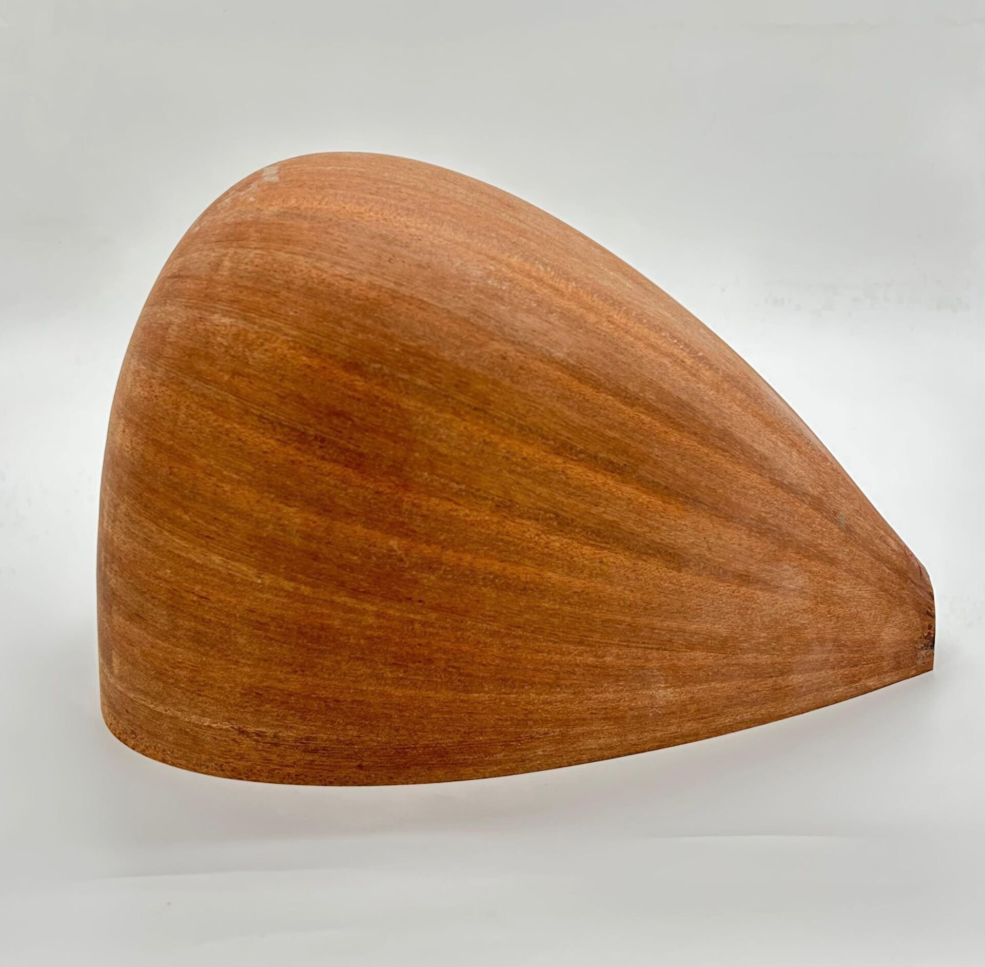 Yaprak Maun Bağlama Teknesi - Bağlama Yapım Parçası | Mahogany Wood Baglama Bowl for Instrument Making | Mahagoni Holz Baglama Korpus für Musikinstrum