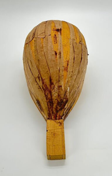 Yaprak Dut Cura Teknesi - Bağlama ve Cura Yapım Parçası | Mulberry Wood Cura Bowl for Instrument Making | Mulberry Holz Cura Korpus für Musikinstrumen