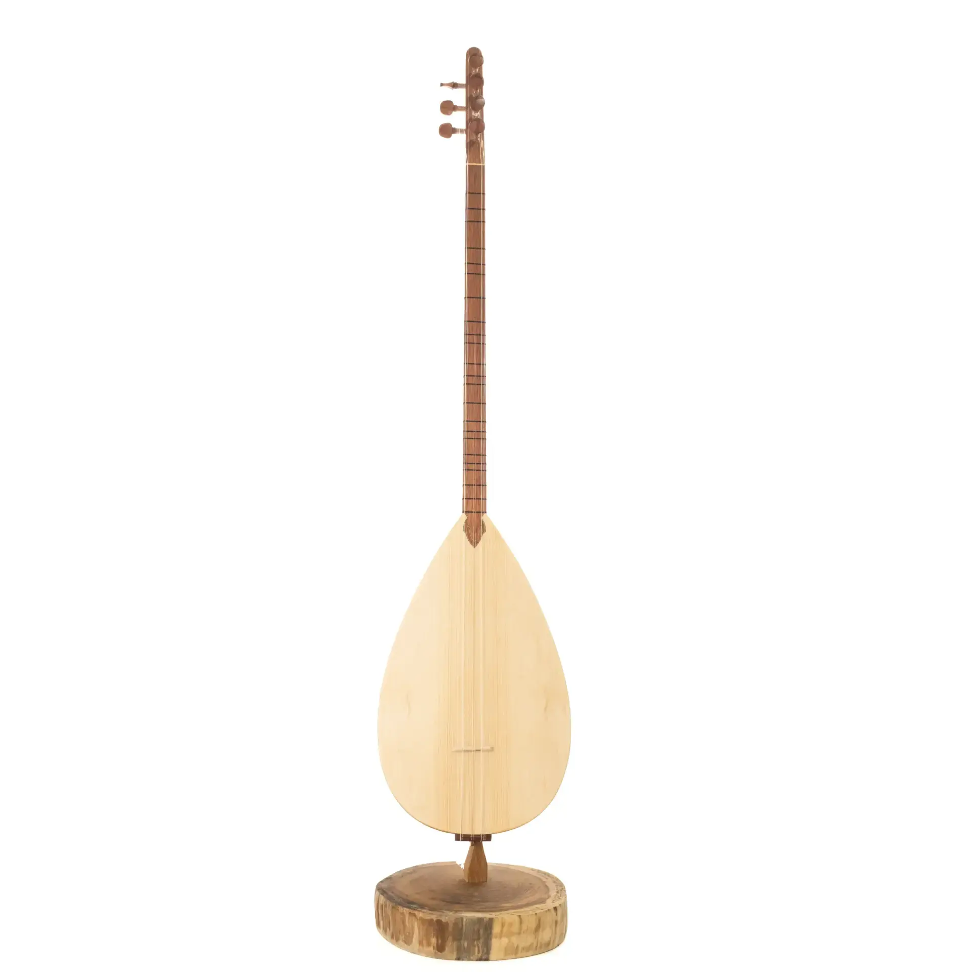 Uzun Sap Oyma Dut Profesyonel Bağlama | Langstielige geschnitzte Feige Professionelle | Long-Necked Carved Mulberry Professional Baglama