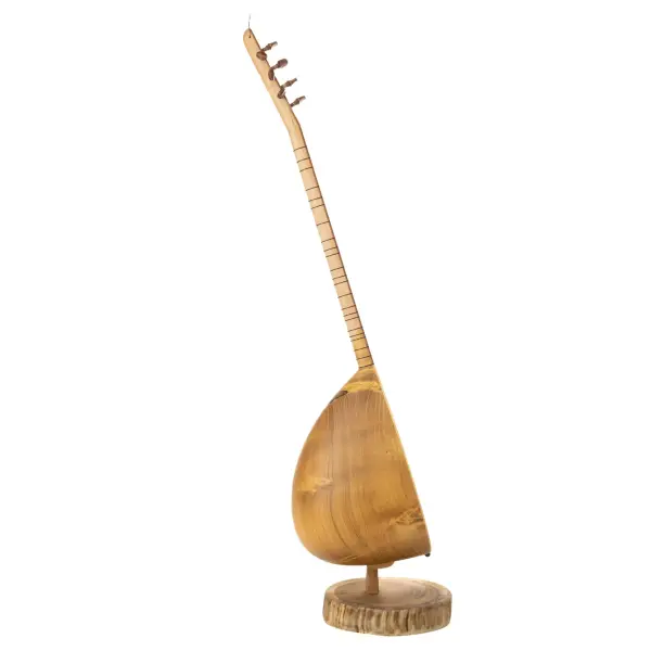 Uzun Sap Oyma Dut Profesyonel Bağlama | Langstielige geschnitzte Feige Professionelle | Long-Necked Carved Mulberry Professional Baglama