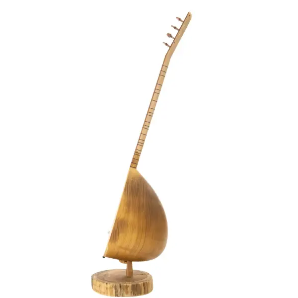 Uzun Sap Oyma Dut Profesyonel Bağlama | Langstielige geschnitzte Feige Professionelle | Long-Necked Carved Mulberry Professional Baglama
