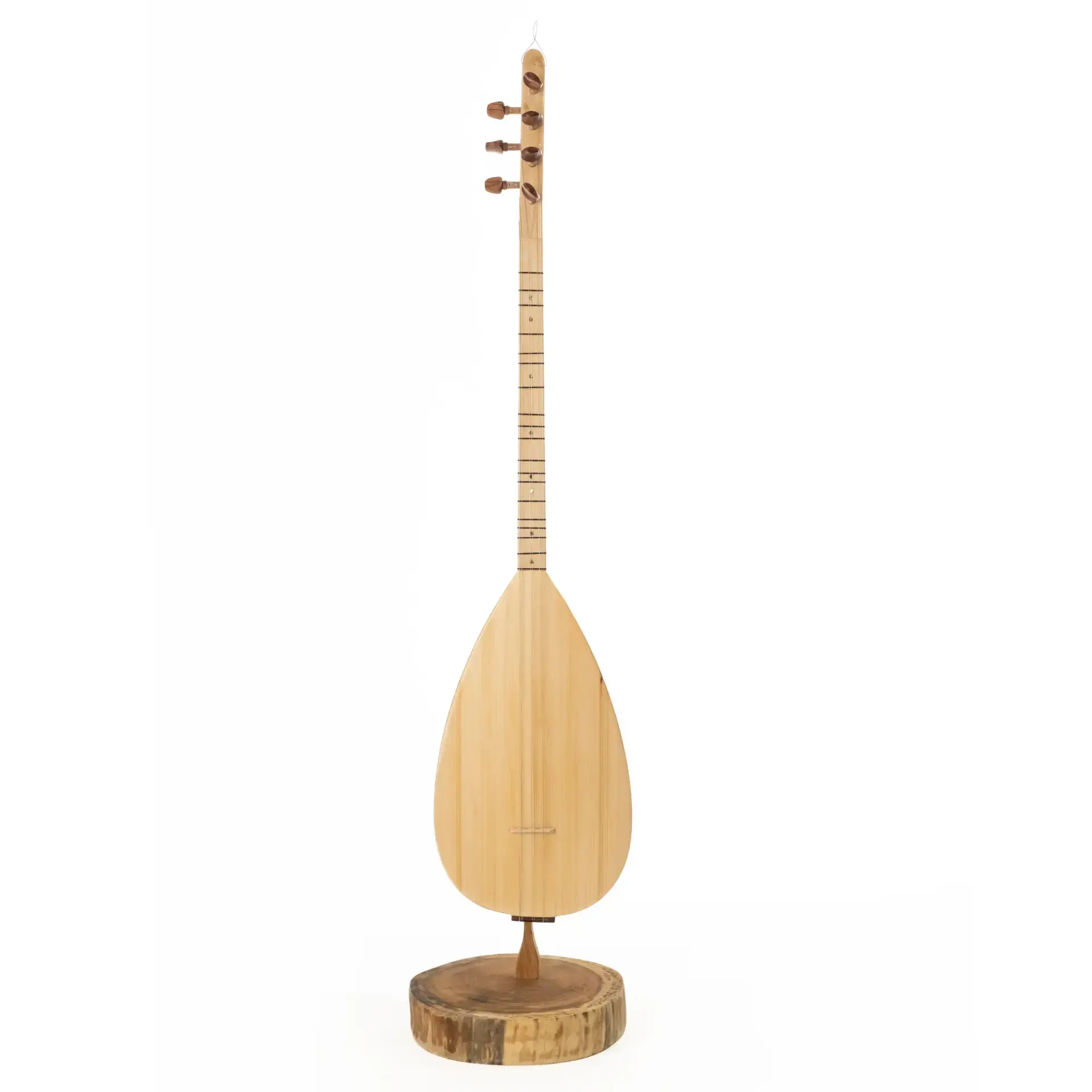 Kısa Sap Sade Model Maun Bağlama | Short Neck Plain Model Mahogany Baglama | Kurzer Stiel, schlichtes Modell, Mahagoni Baglama