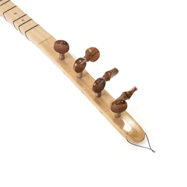 Kısa Sap Sade Model Maun Bağlama | Short Neck Plain Model Mahogany Baglama | Kurzer Stiel, schlichtes Modell, Mahagoni Baglama
